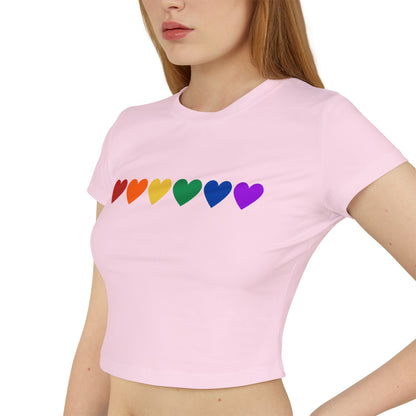 Rainbow Hearts - Baby Tee (Rainbow Hearts Collection)