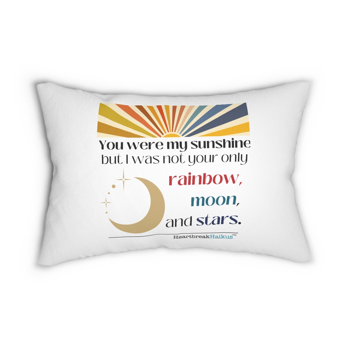 You Were My Sunshine. Spun Polyester Lumbar Pillow