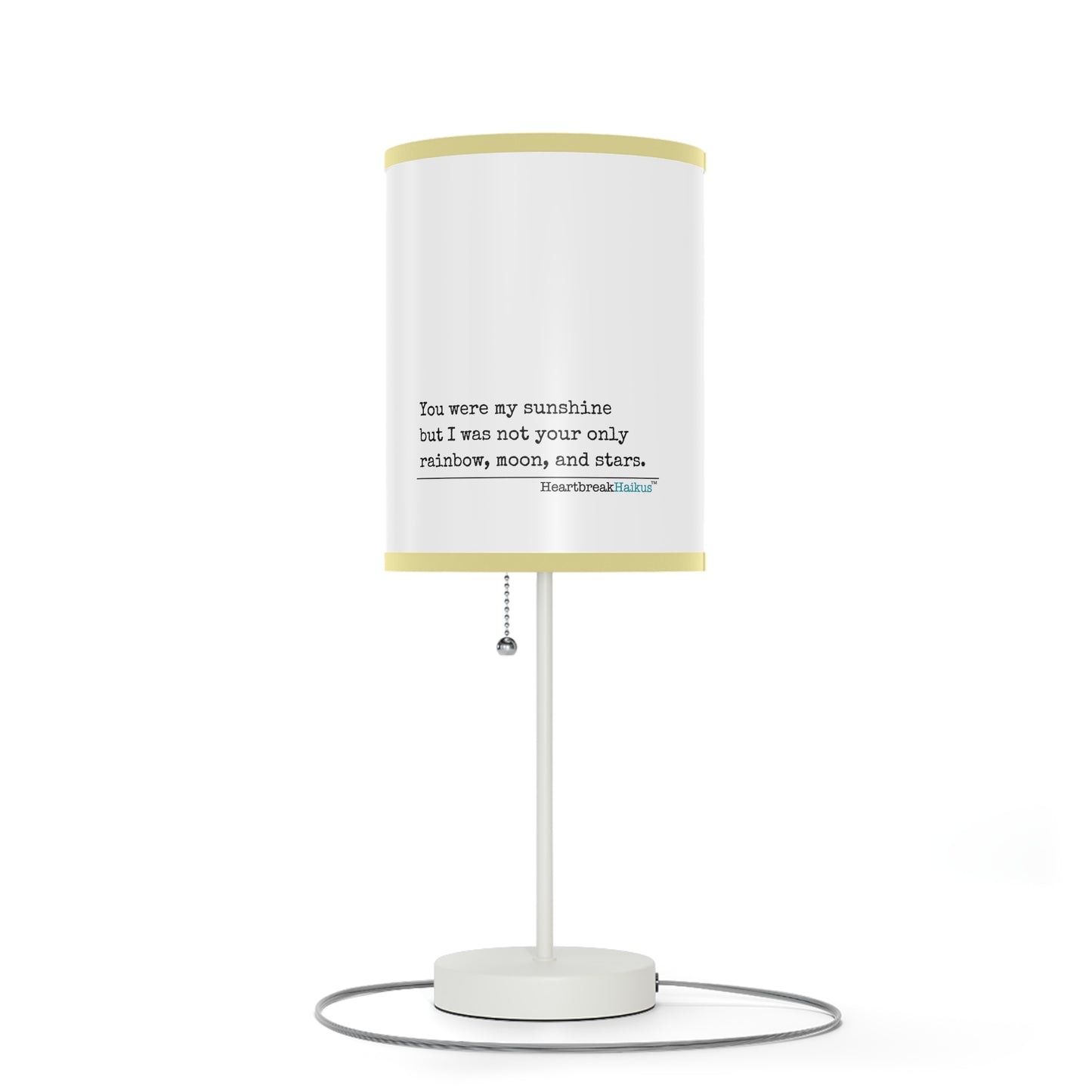 You Were My Sunshine Haiku - Modern Table Lamp (Summer 2025 Collection)
