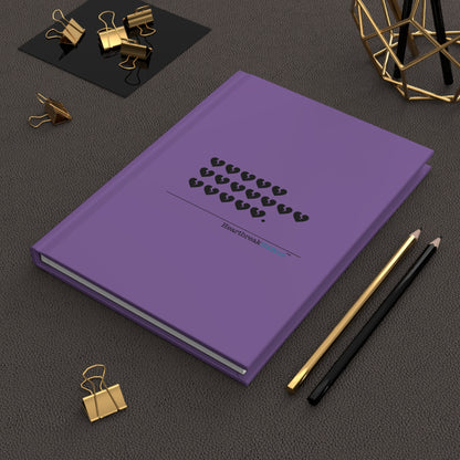 Hieroglyph Heartbreak Haiku - Hardcover Journal Design in Lovely Lavender