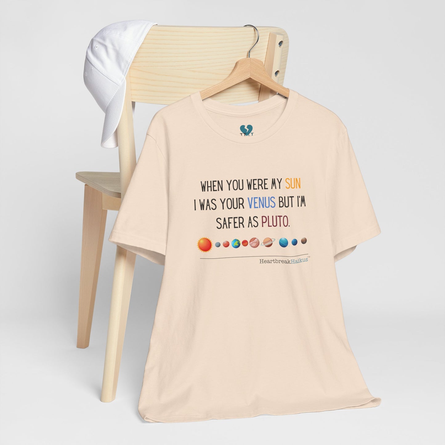 Safer as Pluto Haiku - Short Sleeve T-Shirt