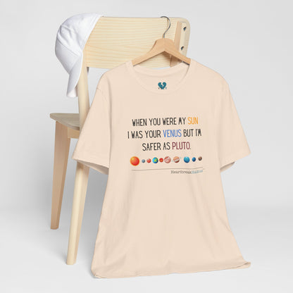 Safer as Pluto Haiku - Short Sleeve T-Shirt