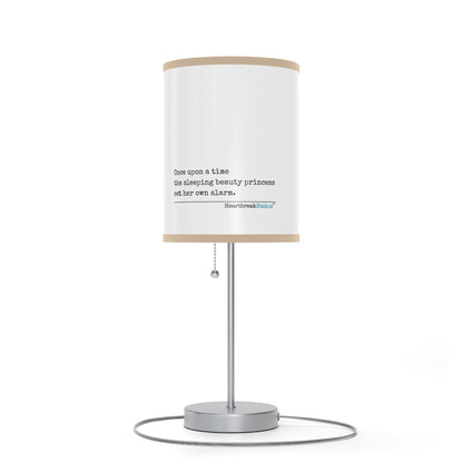 Sleeping Beauty's Alarm Haiku - Modern Table Lamp