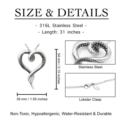 Sea Creature Tentacles Lover Necklace