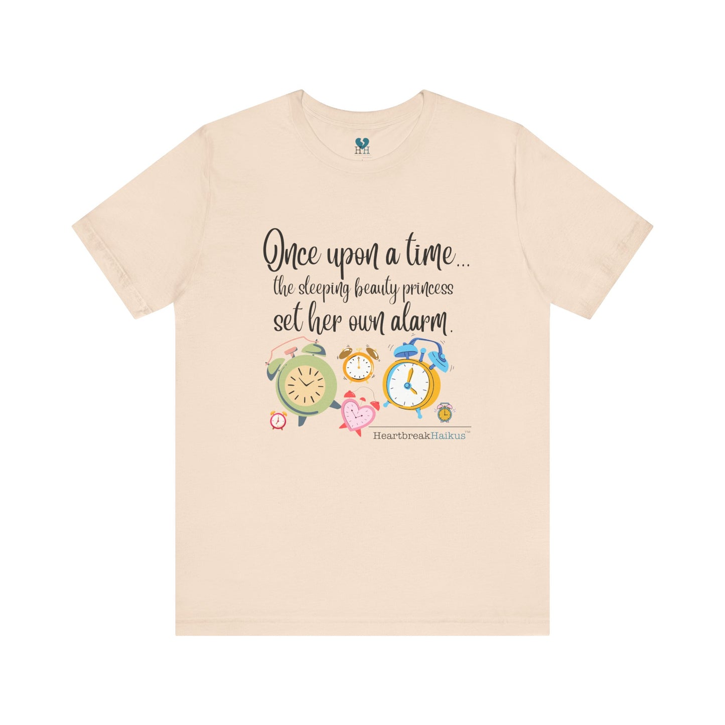 Sleeping Beauty's Alarm Haiku - Short Sleeve T-Shirt