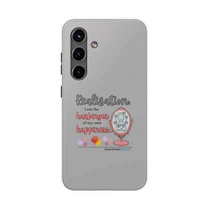Harbinger of Happiness Tough Phone Cases (light grey)