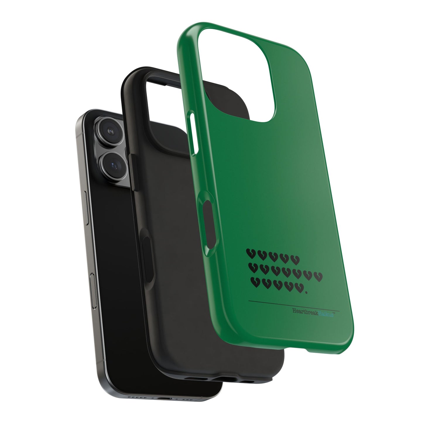 Hieroglyph Heartbreak Haiku Tough Phone Cases (evergreen)