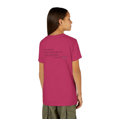 Harbinger of Happiness Haiku - Youth Medium-Weight Happiness Tee
