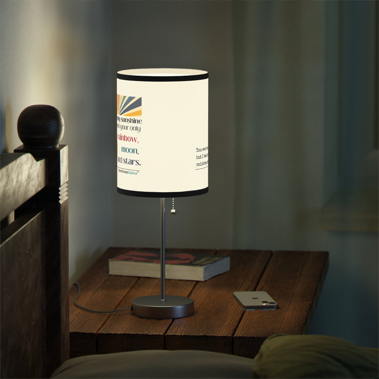 You Were My Sunshine Haiku - Modern Table Lamp