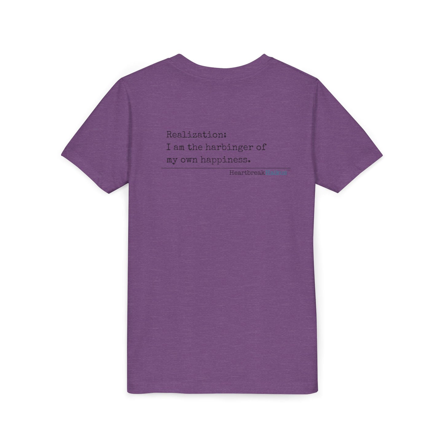 Harbinger of Happiness Haiku - Youth Medium-Weight Happiness Tee
