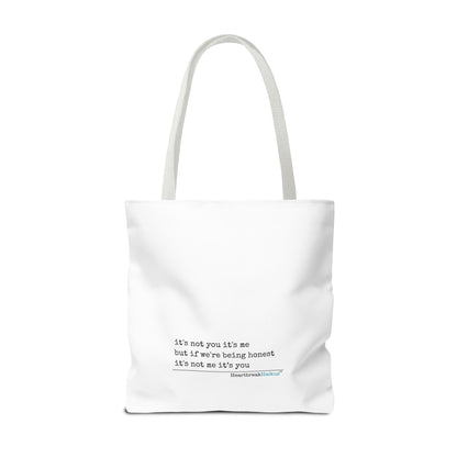 It's Not You/Me Haiku - Tote Bag (Rainbow Hearts Collection)