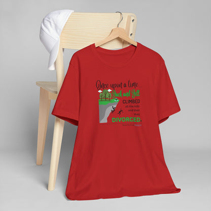 Jack and Jill Divorced Haiku - Lightweight Jersey T-Shirt