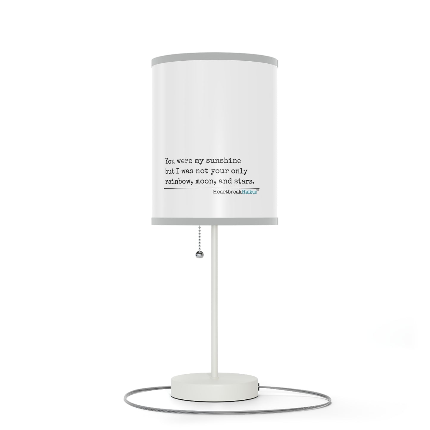 You Were My Sunshine Haiku - Modern Table Lamp