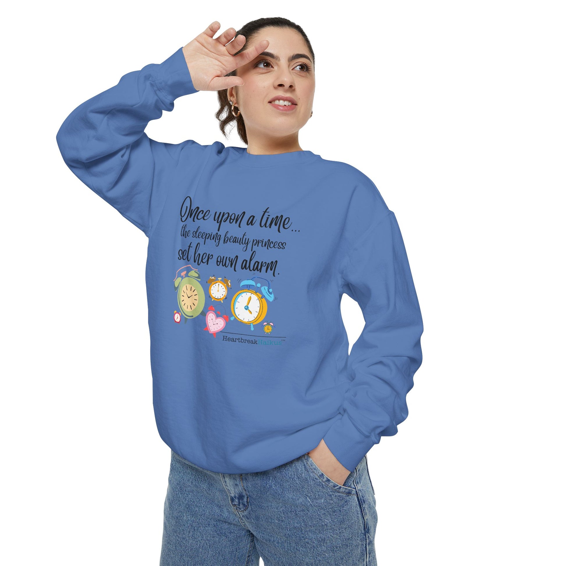 Luxurious comfort and style are what this unisex, garment-dyed sweatshirt is all about. It's made with 80% ring-spun cotton and 20% polyester and the fabric is 3-end garment-dyed, ring-spun, color-blast fleece with a 100% cotton face. Each sweatshirt come