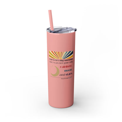 You Were My Sunshine Haiku - Skinny Venti Tumbler with Eco-Friendly, Reusable, Matching Straw, 20oz