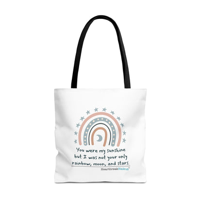You Were My Sunshine Haiku - Tote Bag (Dual-sided print - Pastel Design)