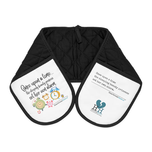 Sleeping Beauty's Alarm Haiku. Connected Oven Mitts