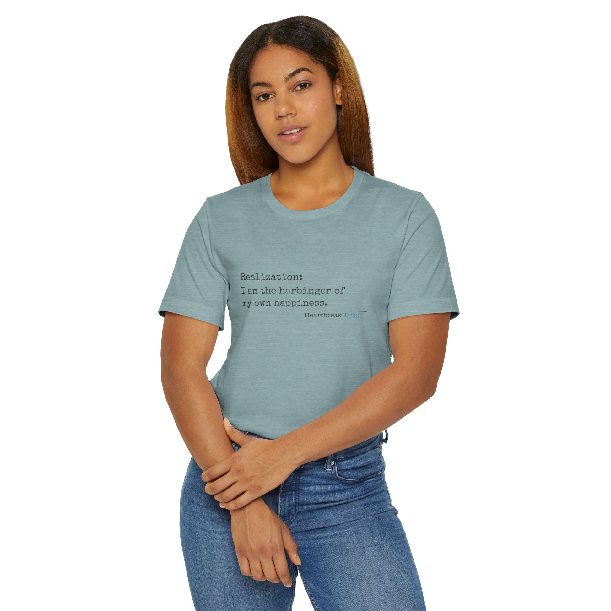 This classic unisex jersey short sleeve tee fits like a well-loved favorite. Soft cotton and quality print make users fall in love with it over and over again. These t-shirts have-ribbed knit collars to bolster shaping. The shoulders are tapered for a bet