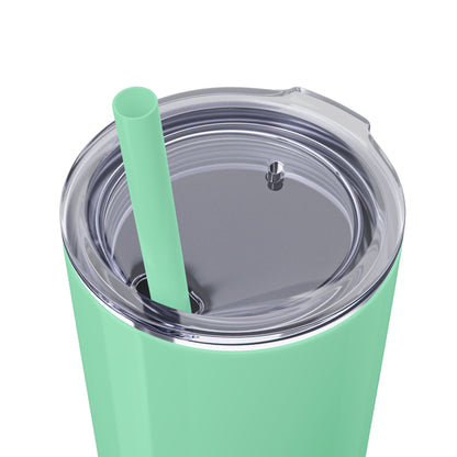 Jack and Jill Divorced Haiku - Skinny Venti Tumbler with Eco-Friendly, Reusable, Matching Straw, 20oz