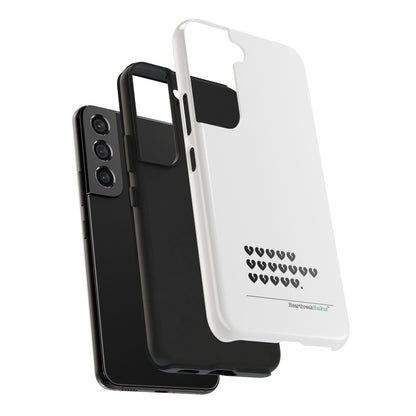 Hieroglyph Heartbreak Haiku Tough Phone Cases (white)