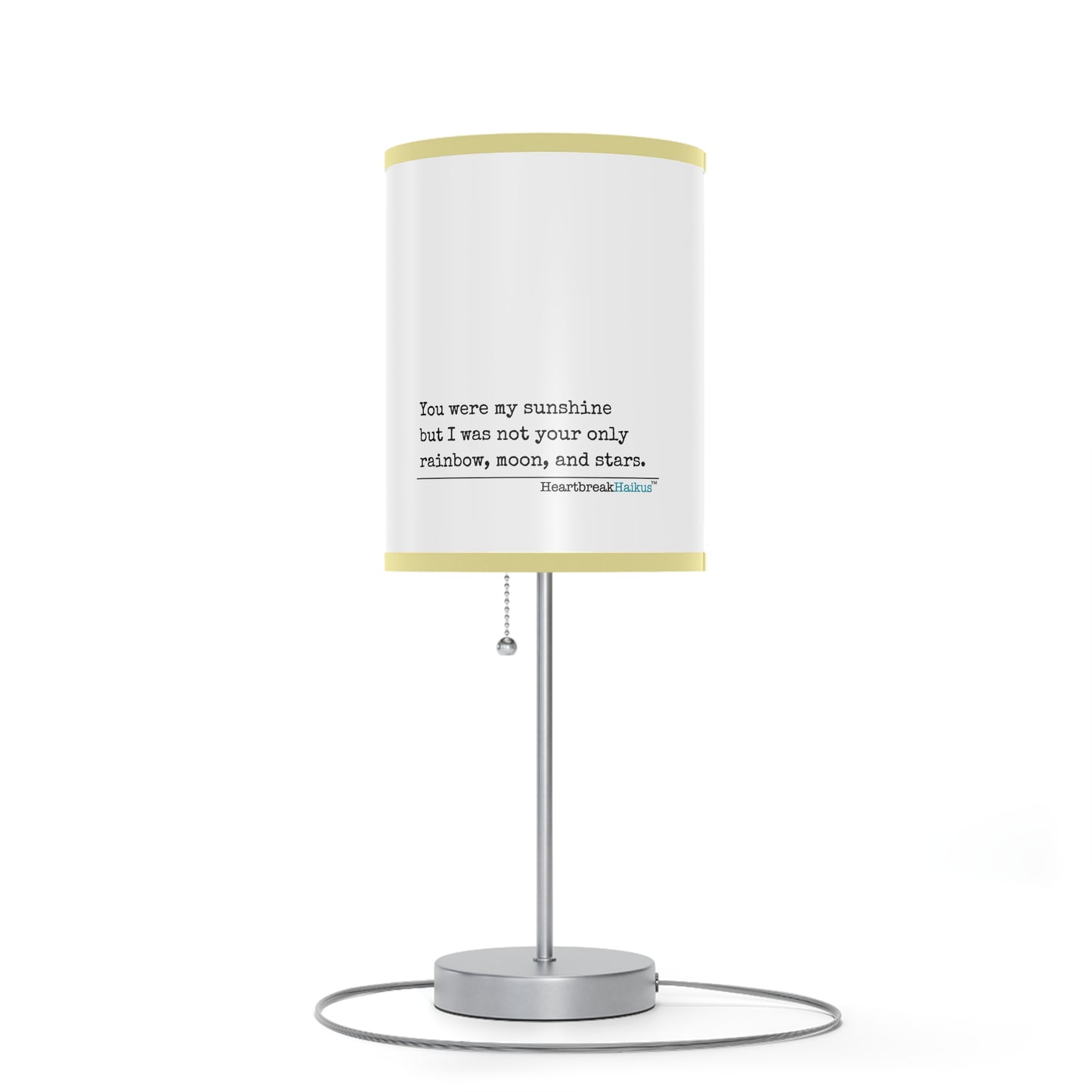 You Were My Sunshine Haiku - Modern Table Lamp (Summer 2025 Collection)