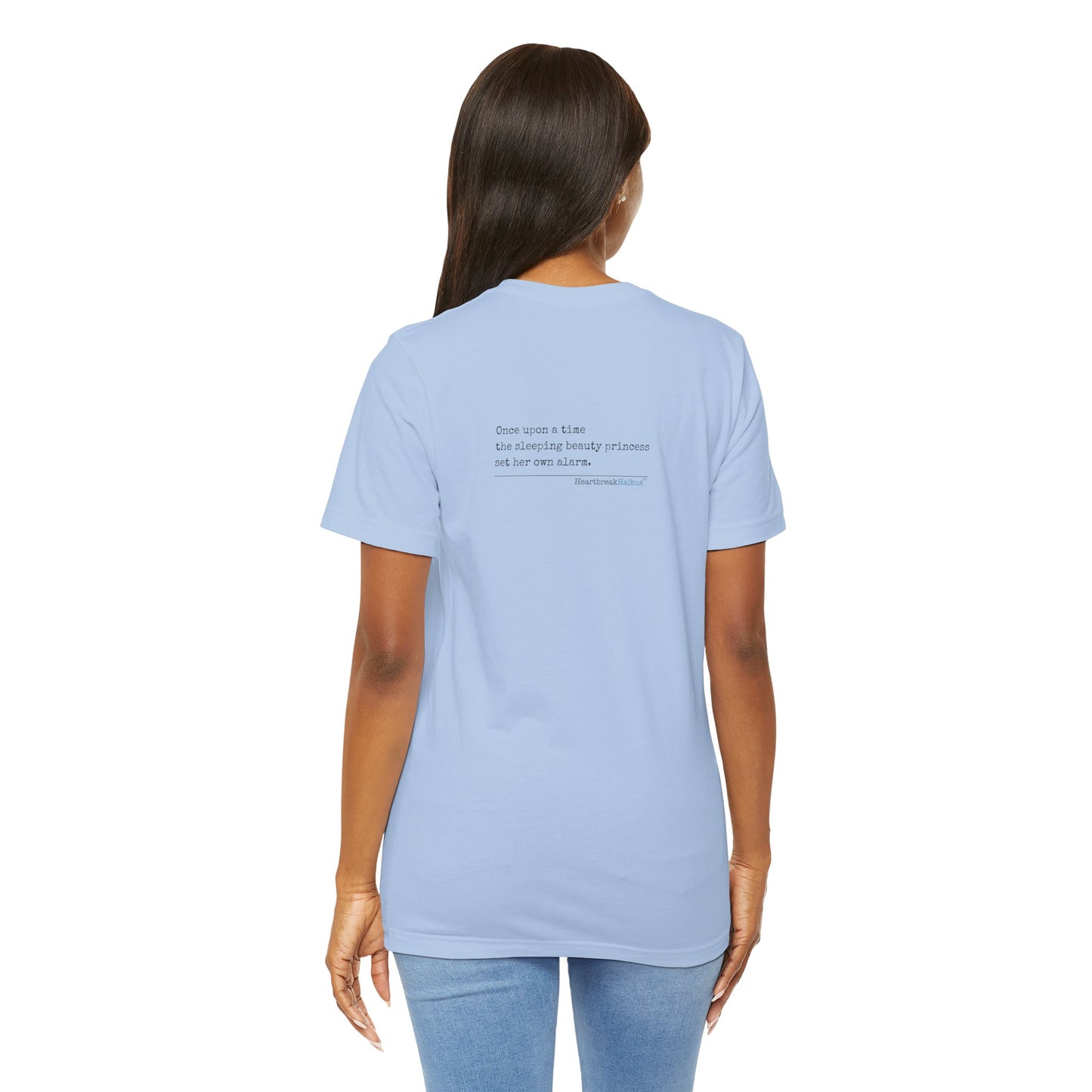 Sleeping Beauty's Alarm Haiku - Short Sleeve T-Shirt