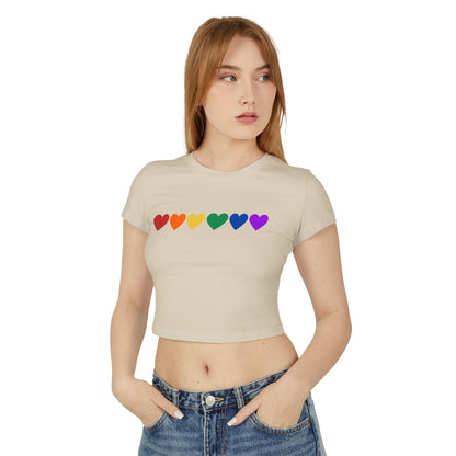 Rainbow Hearts - Baby Tee (Rainbow Hearts Collection)