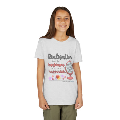 Harbinger of Happiness Haiku - Youth Medium-Weight Happiness Tee