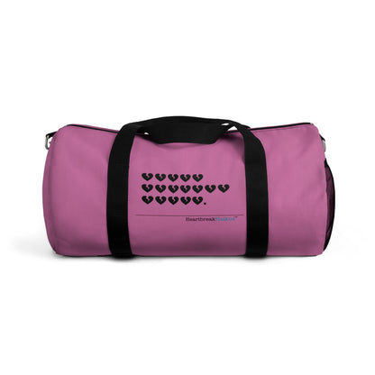 Hieroglyph Heartbreak Haiku - Duffel Bag (candy pink)