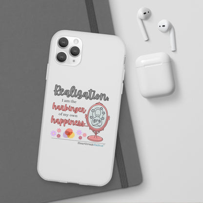 Harbinger of Happiness Haiku - Semi-Transparent Flexible iPhone Case