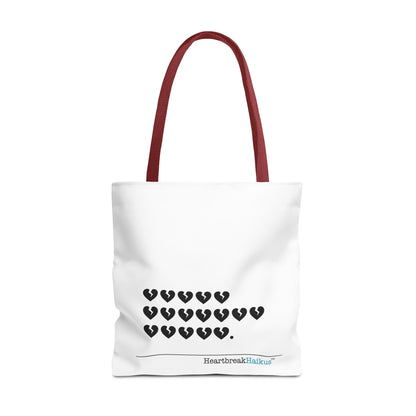 "Hieroglyph Heartbreak Haiku" Tote Bag