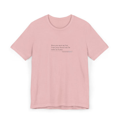 Safer as Pluto Haiku - Unisex Jersey T-Shirt  (lightweight)