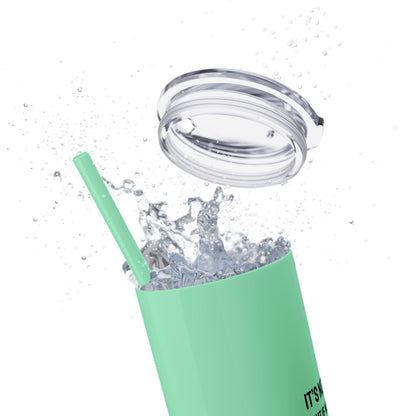 It's Not you/Me Haiku - Skinny Venti Tumbler with Eco-Friendly, Reusable, Matching Straw, 20oz