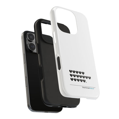 Hieroglyph Heartbreak Haiku Tough Phone Cases (white)