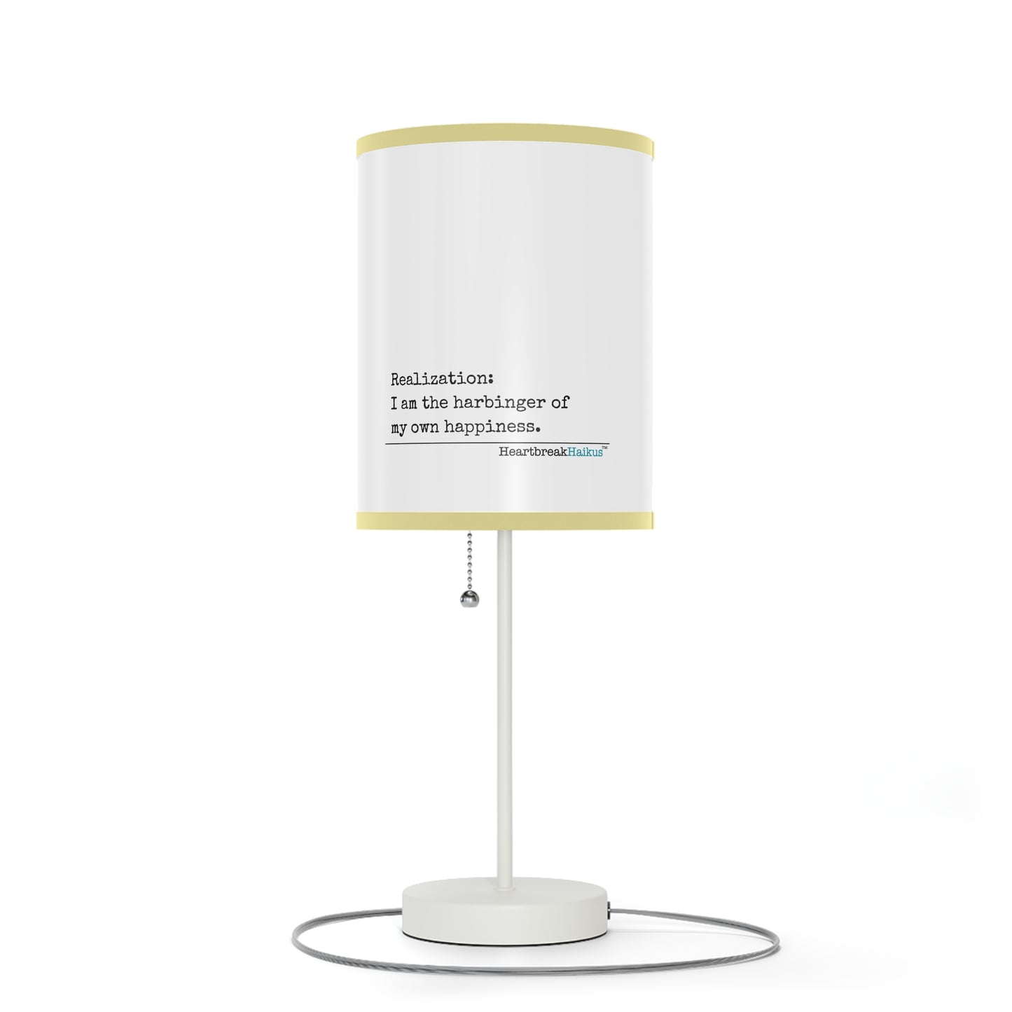 Harbinger of Happiness Haiku - Modern Table Lamp