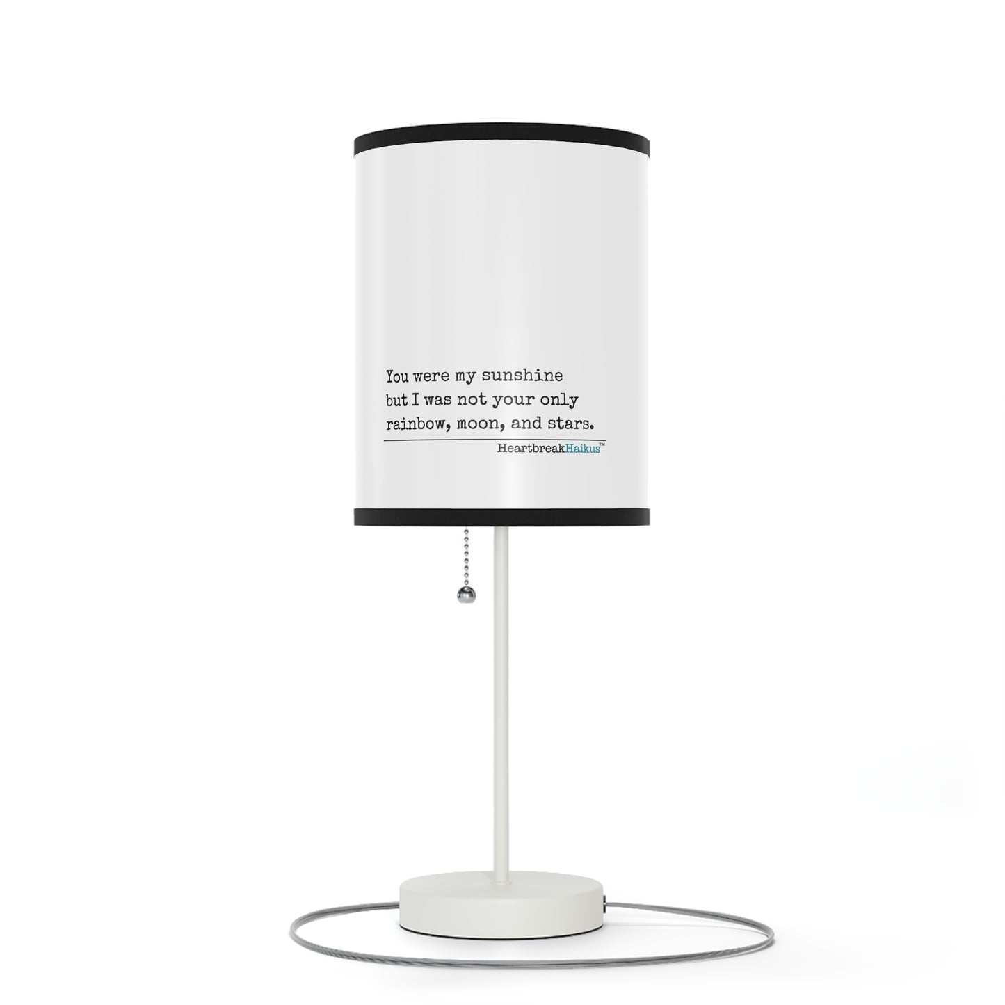 You Were My Sunshine Haiku - Modern Table Lamp (Summer 2025 Collection)