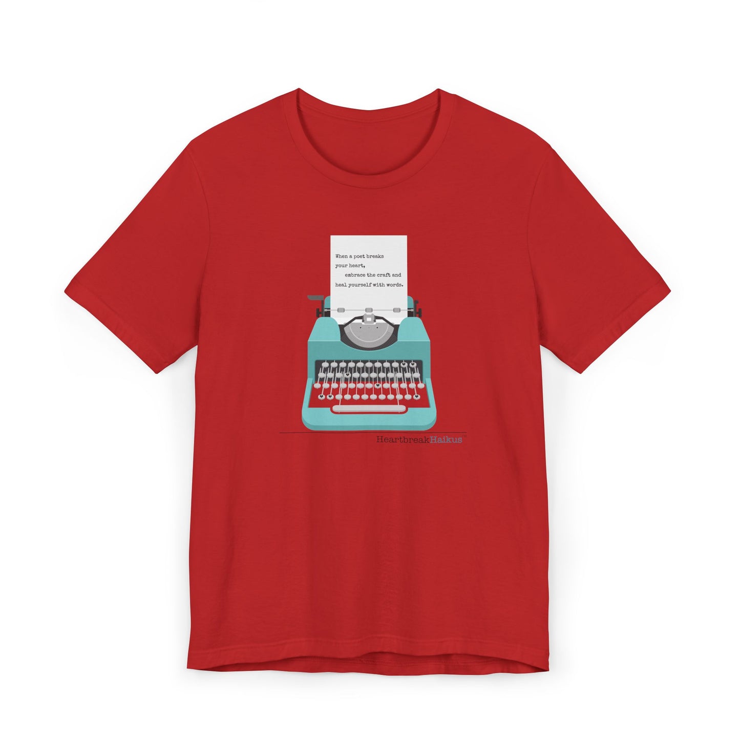 Heal Yourself with Words Haiku - Lightweight Jersey T-Shirt
