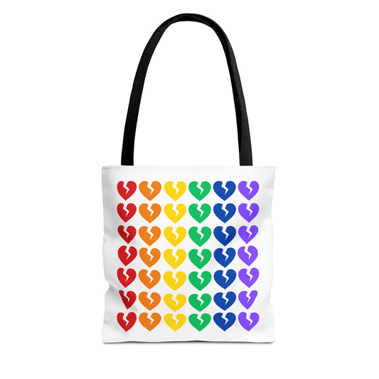 It's Not You/Me Haiku - Tote Bag (Rainbow Heartbreak Collection - Only Hearts Design)