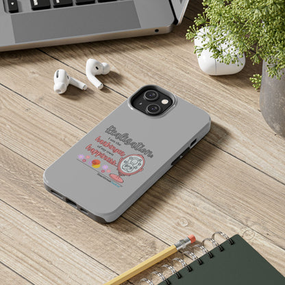 Harbinger of Happiness Tough Phone Cases (light grey)