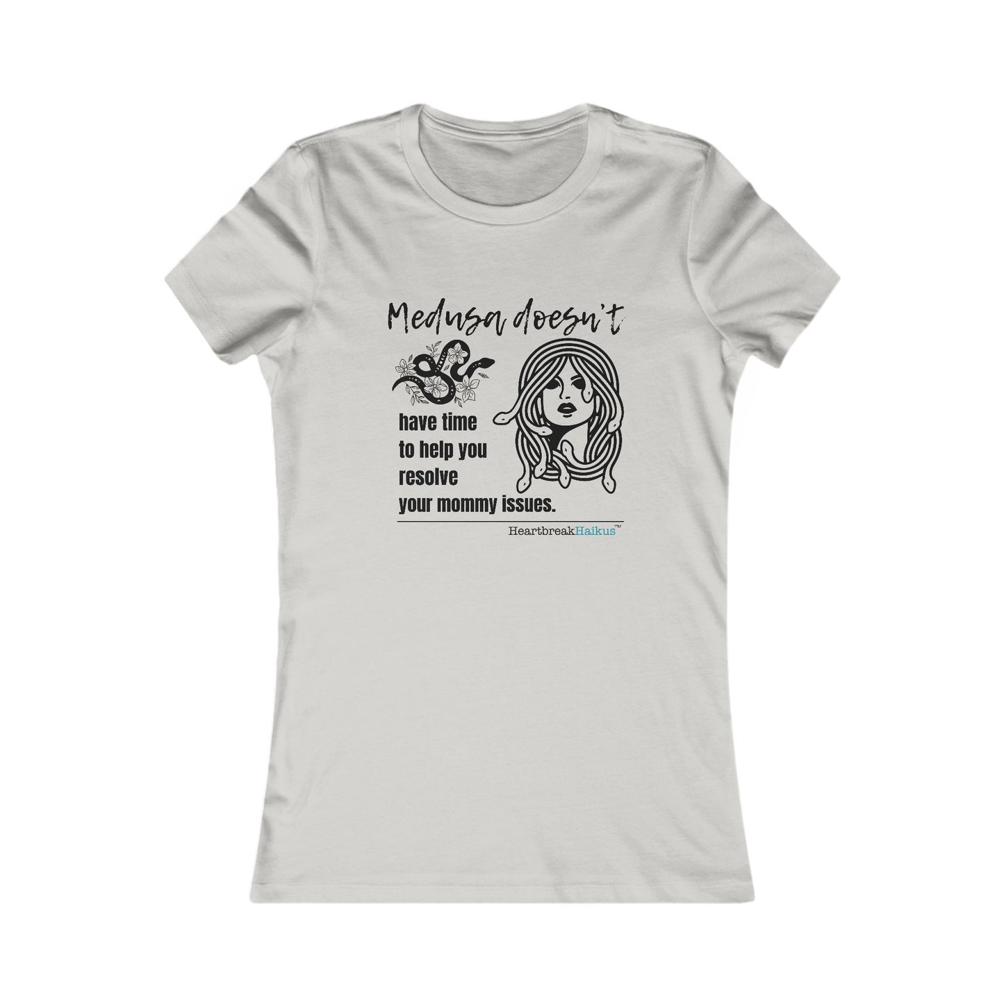Medusa and Your Mommy Haiku - Slim-Fit T-Shirt