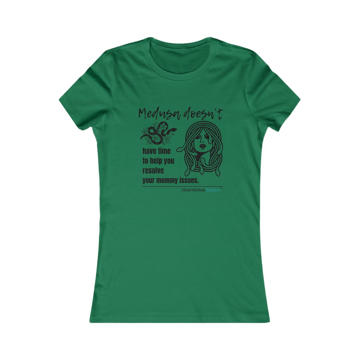 Medusa and Your Mommy Haiku - Slim-Fit T-Shirt
