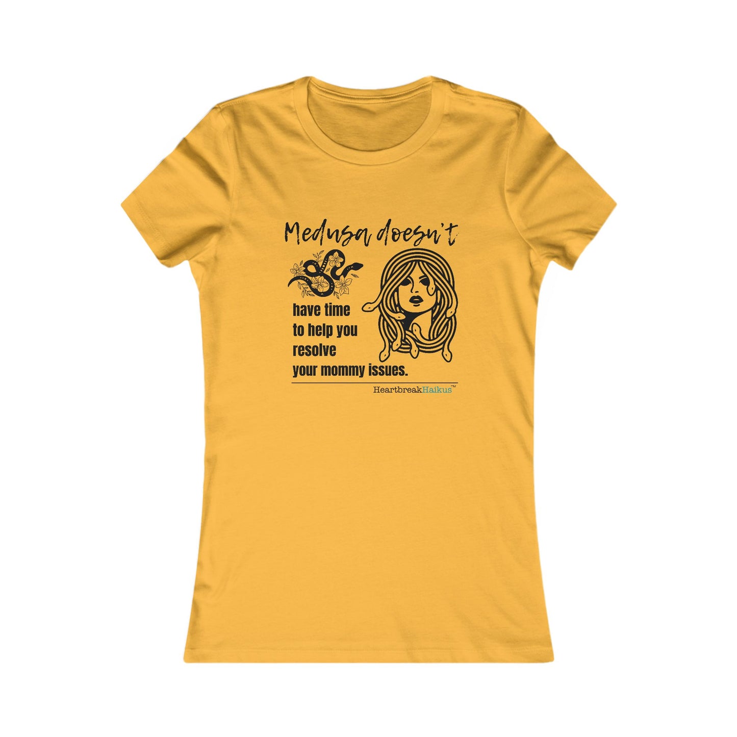 Medusa and Your Mommy Haiku - Slim-Fit T-Shirt