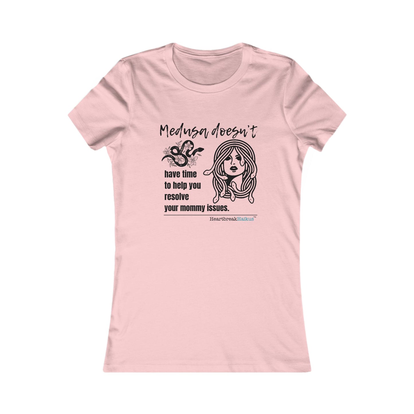 Medusa and Your Mommy Haiku - Slim-Fit T-Shirt