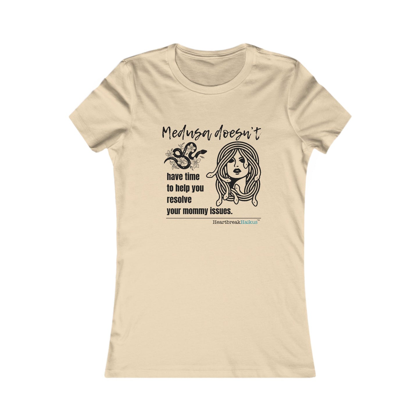 Medusa and Your Mommy Haiku - Slim-Fit T-Shirt