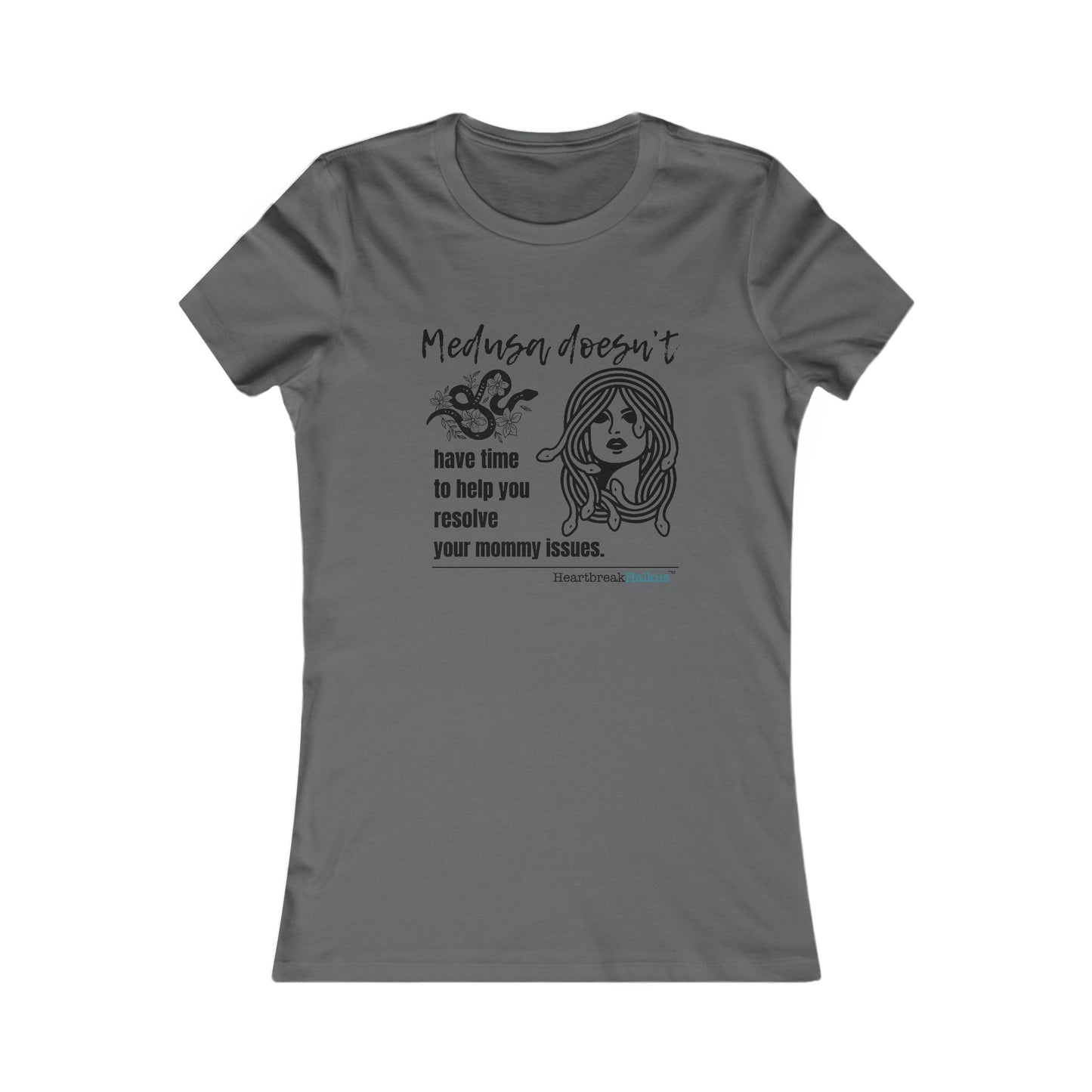 Medusa and Your Mommy Haiku - Slim-Fit T-Shirt