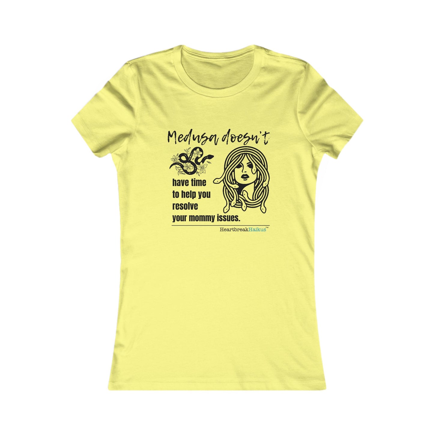 Medusa and Your Mommy Haiku - Slim-Fit T-Shirt