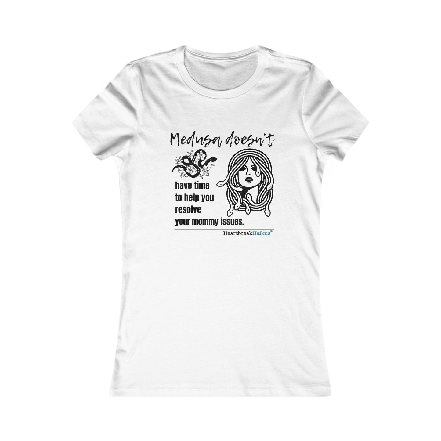 Medusa and Your Mommy Haiku - Slim-Fit T-Shirt
