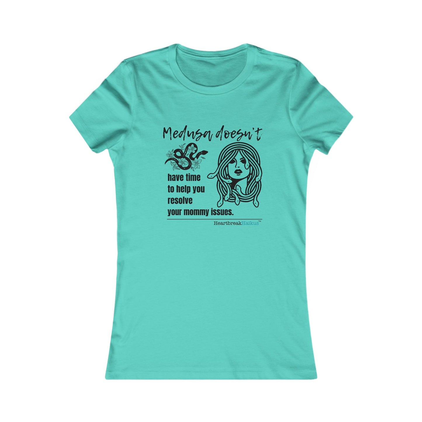 Medusa and Your Mommy Haiku - Slim-Fit T-Shirt