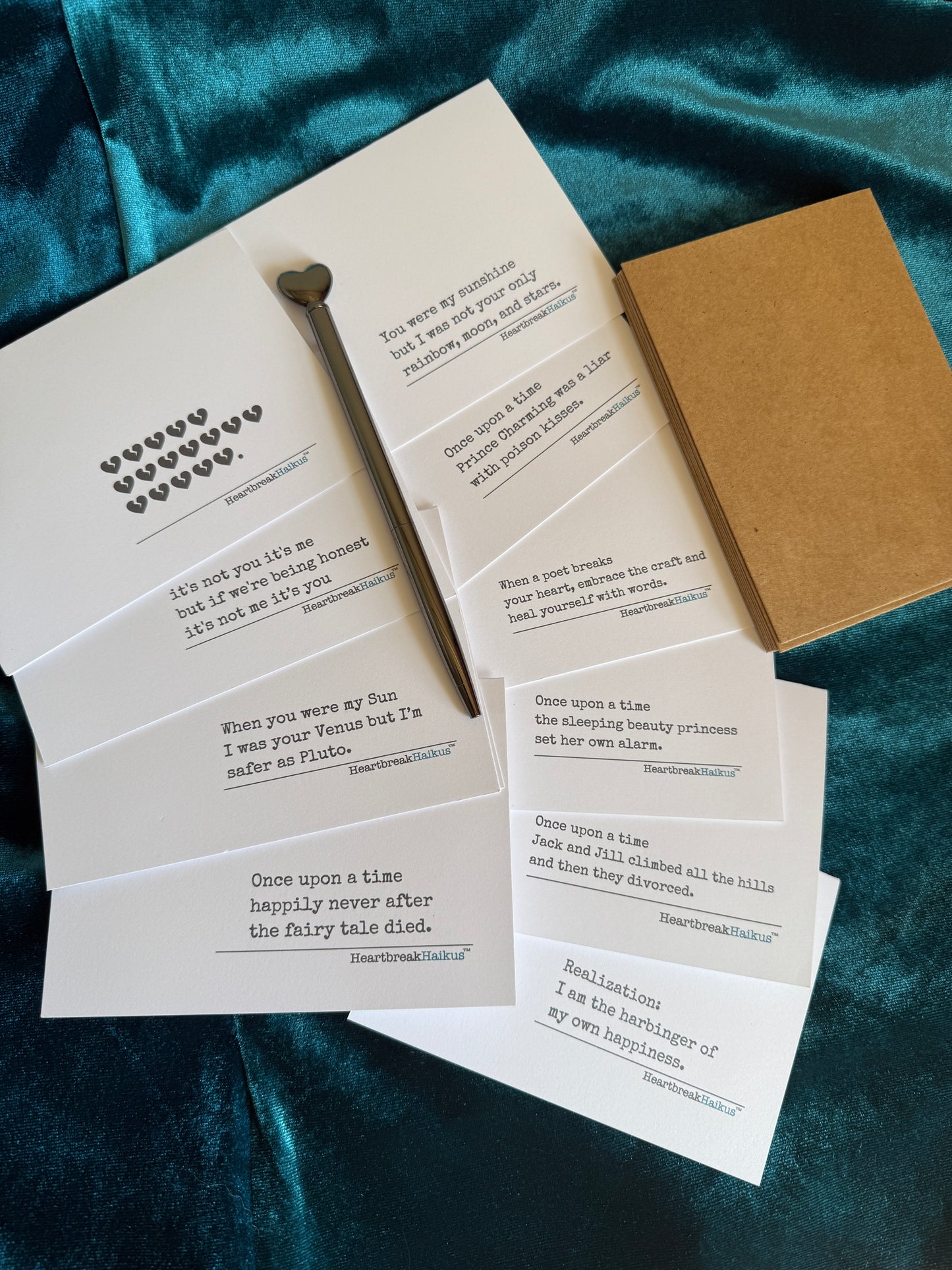 Heartbreak Haikus Assorted Stationery Gift Set