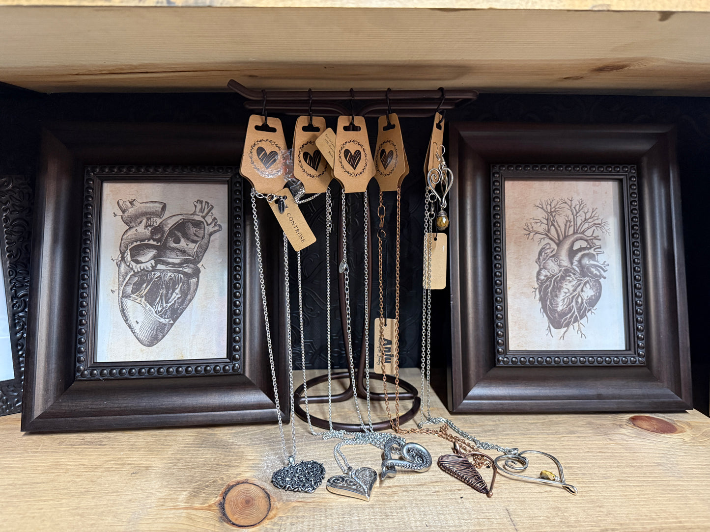 Heartbreak Haikus 5x7 Wood-Framed Heart Art (assorted)